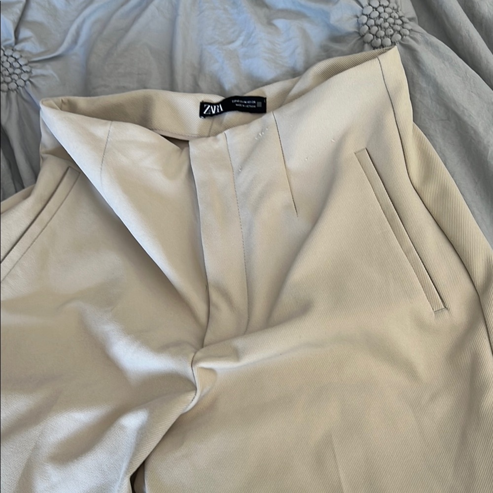 Zara Beige Trousers